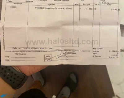 Satılık Vantilatör