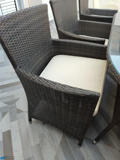 6 Kişilik Rattan Bahçe Takımı