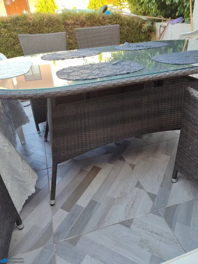 6 Kişilik Rattan Bahçe Takımı